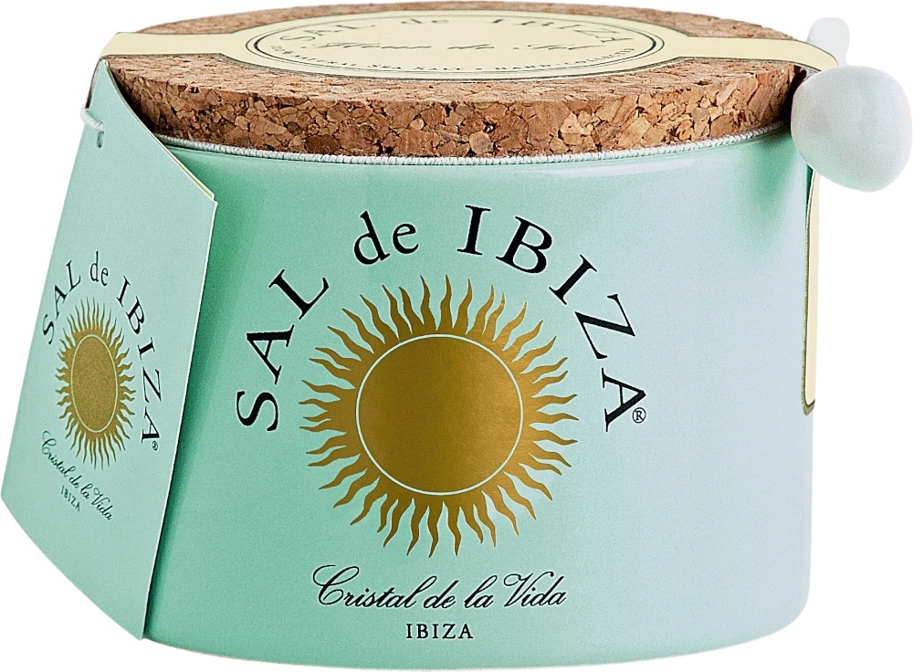 SAL DE IBIZA Sůl fleur de sel keramická dóza 150 g PandaOutdoor cz