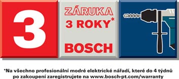 Bosch záruka 3 roky