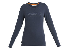 Rab Forge LS Tee Womens Geranium Merino Blend Baselayer