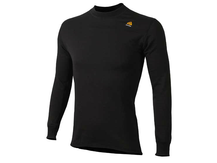 Aclima Hotwool Shirt Crew Neck tričko merino black - PandaOutdoor.cz